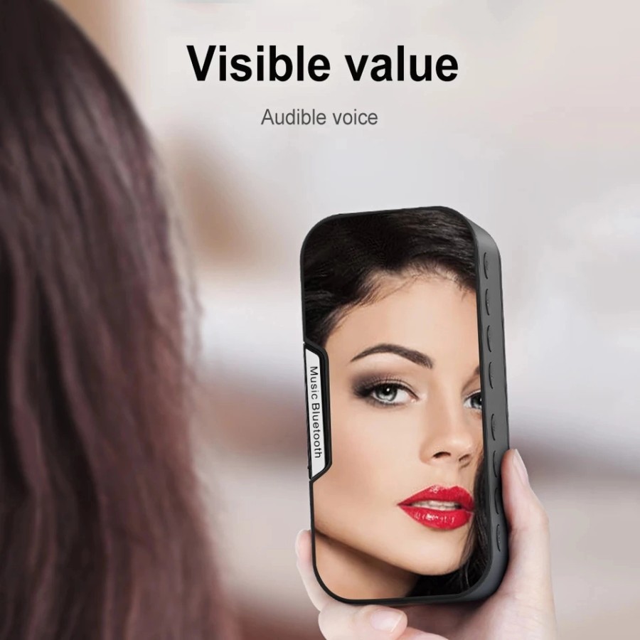 Speaker Bluetooth 5.0 Jam Alarm LED Display + Standing Hp - Kimiso K10