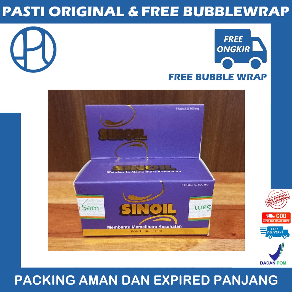 SINOIL ISI 8 DAN 30 MARION SAM Kapsul Atasi Nyeri dan Pengapuran Sendi