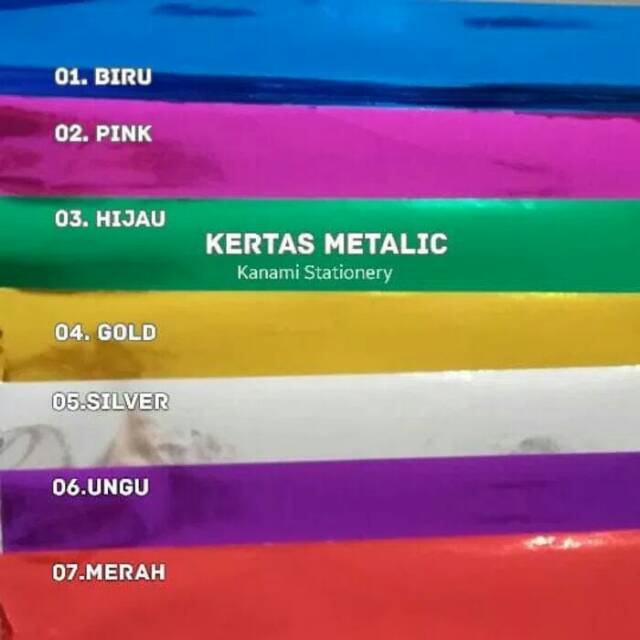 

[10lbr] Kertas Metalic Kilap Emas Craft Paper.