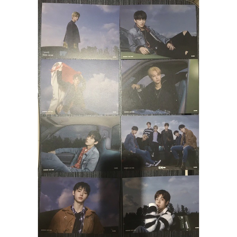 ENHYPEN POSTCARD & POSTER OFFICIAL DAWN VER