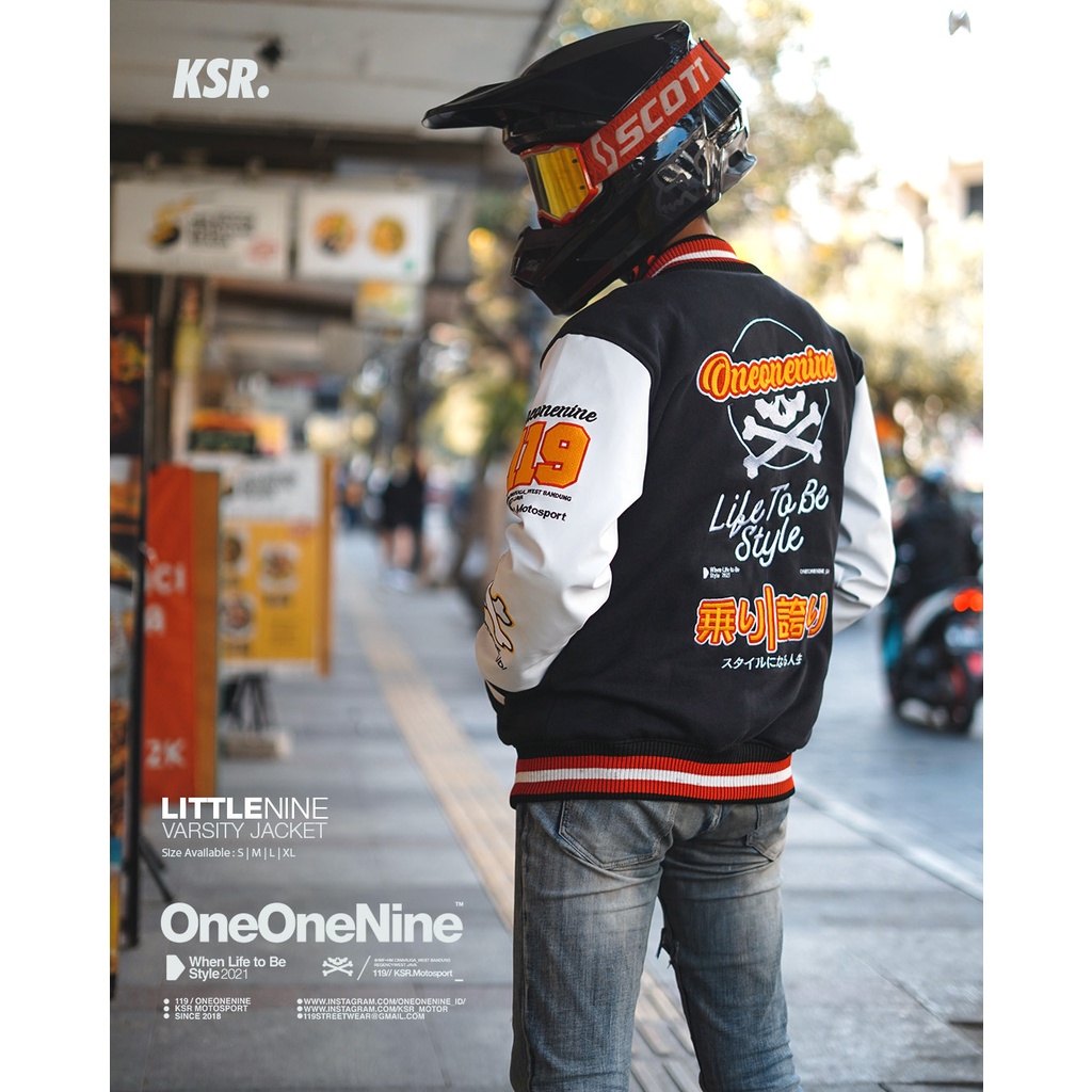 KSR ONEONENINE - VARSITY JACKET LITTLE NINE