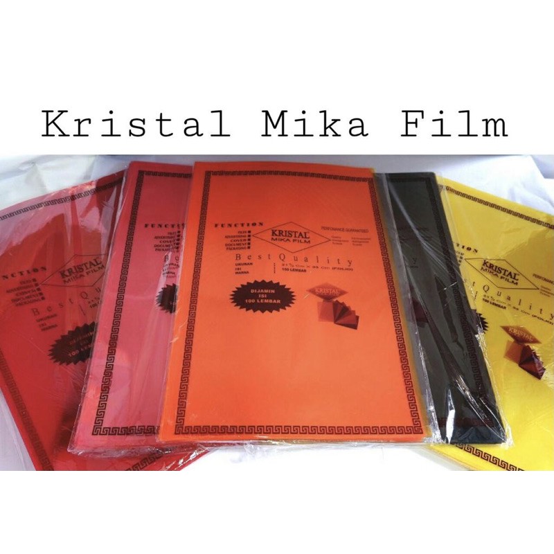 

Mika Jilid warna 0,07mm KRISTAL Folio