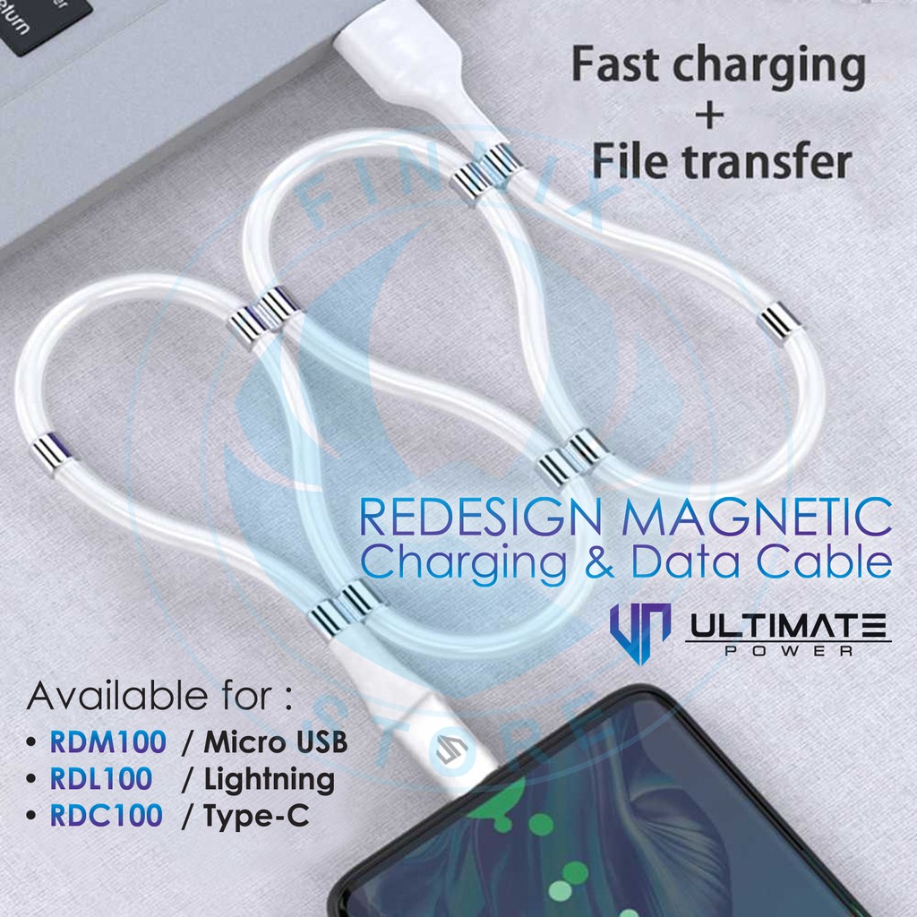 Kabel Data Charger Ultimate Power Redesign Magnetic Coil Cable