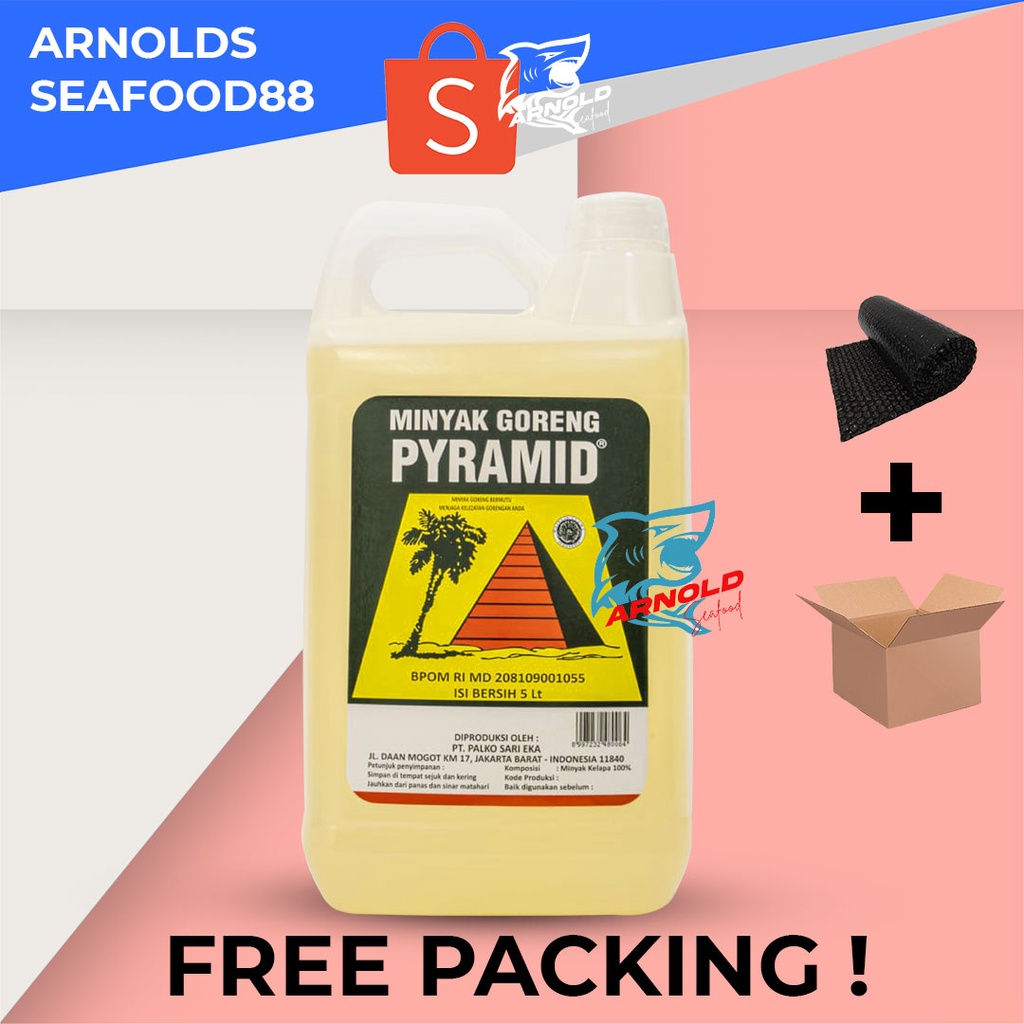 

Minyak Goreng Kelapa Pyramid 5 Liter Kemasan Jerigen