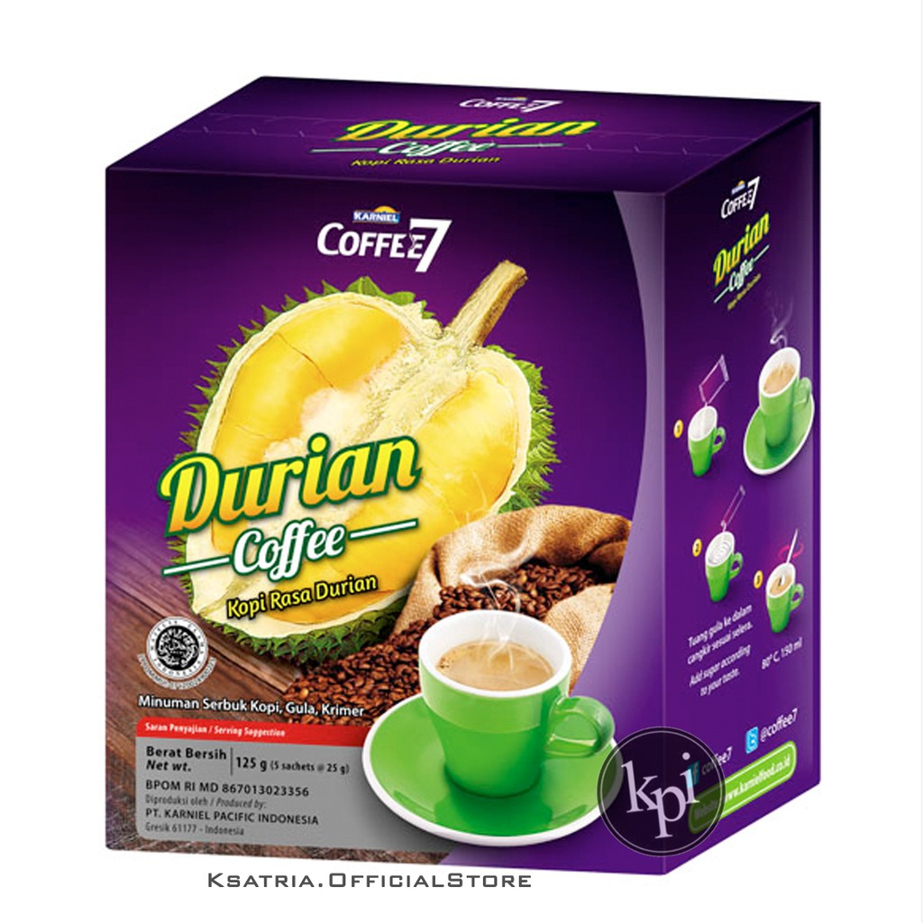 

COFFEE7 DURIAN COFFEE (1 BOX ISI 5)