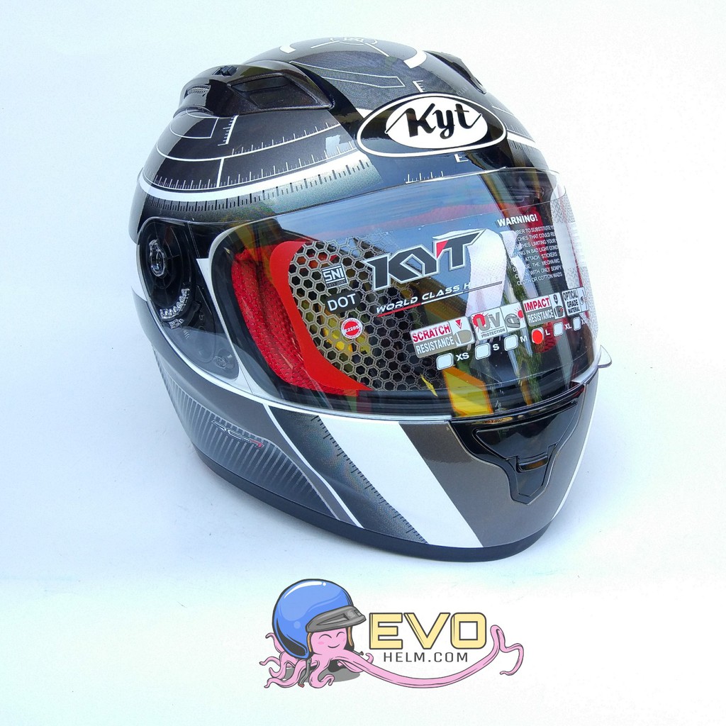 SEVEN SERIE 12 GRAPHIC FullFace - Single Visor WHITE BLACK GUNMETAL