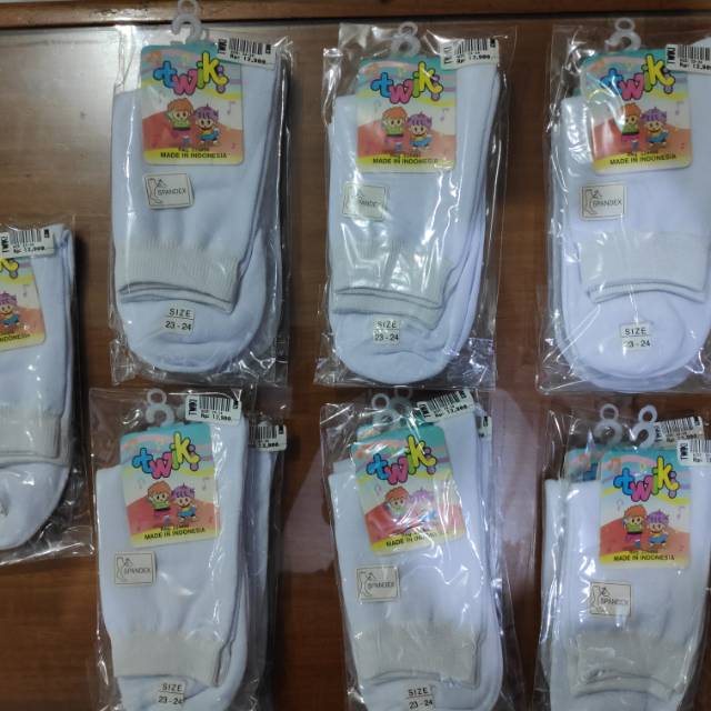 KAOS KAKI PUTIH UKURAN SEMATA KAKI DEWASA TW KWALITAS BAGUS, MURAH, NYAMAN DI PAKAI