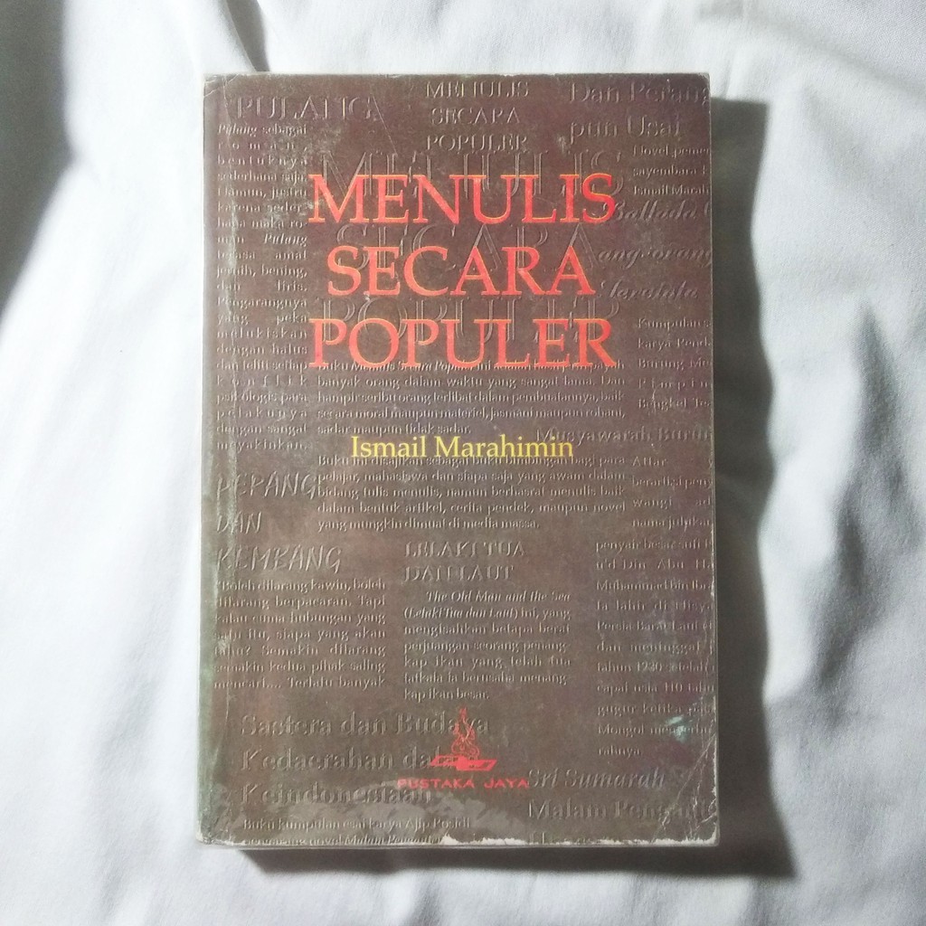 Menulis Secara Populer - Ismail Marahimin