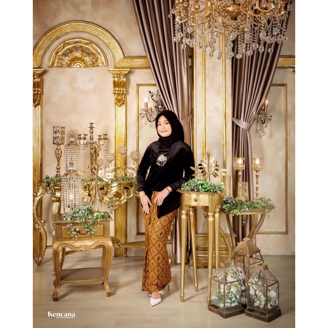 Kebaya bludru/kebaya Kutubaru/kebaya kartini