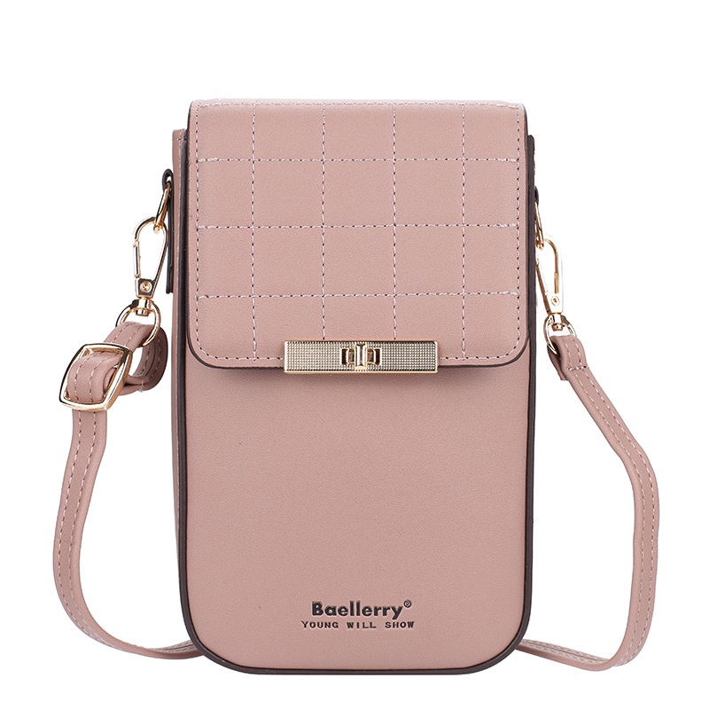 BAELLERRY Tas handphone terbaru / sling bag hp korea tas selempang wanita import fashon tas wanita terkiniian terlaris dan termurah