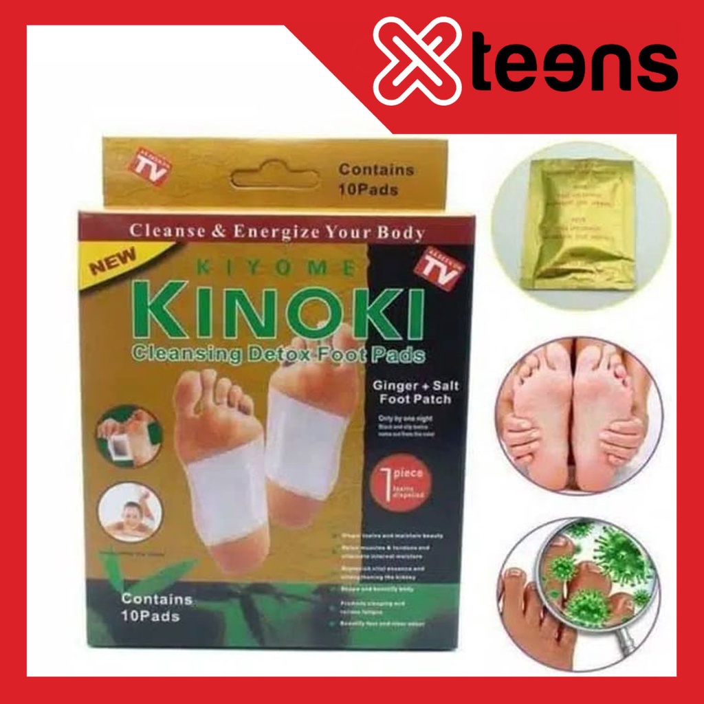 [100% ORIGINAL] KINOKI GOLD 1 BOX PAD KOYO KAKI DETOKS DETOX 10 PCS