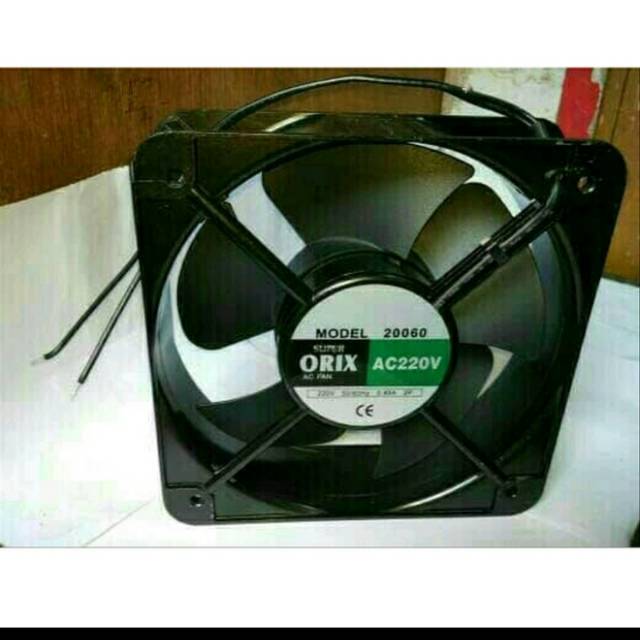 fan orix 20cm ac 220v bahan bering kipas angin listrik