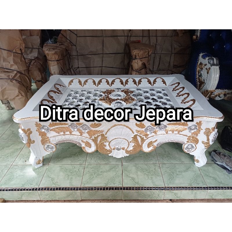 meja tamu Bellagio jati / meja ukir belagio jati / meja tamu jati mewah