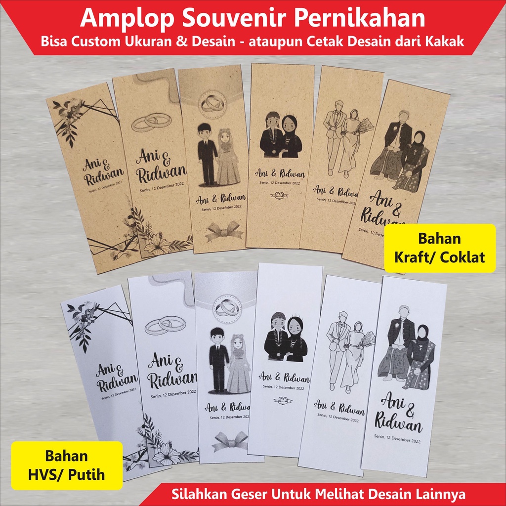 AMPLOP UNIK UNTUK WADAH SOUVENIR PERNIKAHAN | AMPLOP SOUVENIR CENTONG NASI PLASTIK KAYU | AMPLOP CUSTOM