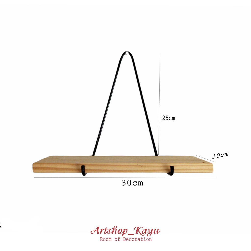 Rak dinding gantung minimalis rak buku rak gantung besi kayu rak serbaguna dekorasi hiasan minimalis murah