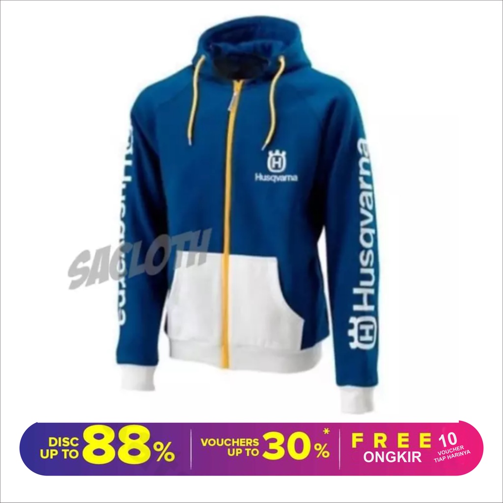 Jaket HUSQVARNA trail keren jaket motor jumbo