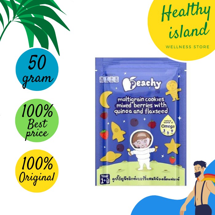

Cookies Anak Non-MSG Peachy - Mixed Berries 50 gram