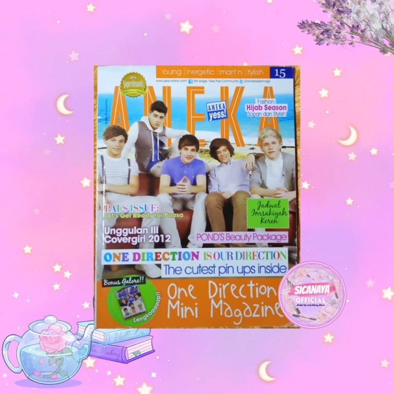 MAJALAH REMAJA ANEKA YESS NO.15 15 - 28 JULI 2012 - ONE DIRECTION 1D