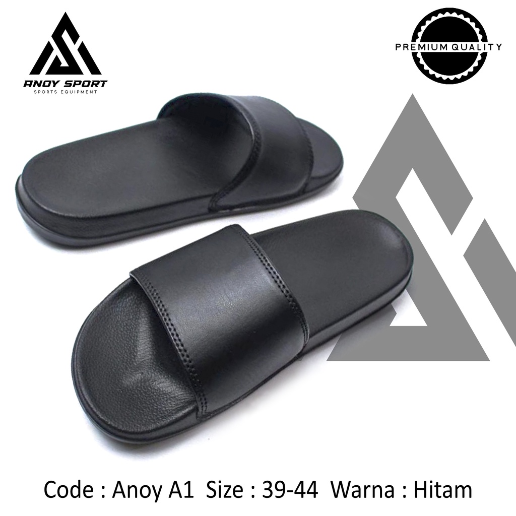 SENDAL PRIA POLOS ANTI AIR ANOY A-01 // SENDAL SANTAI // SENDAL SLIDE KEKINIAN // SENDAL COWOK