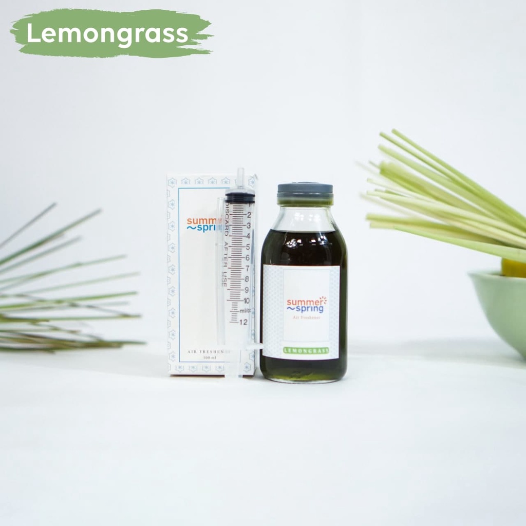 Parfum Mobil Pengharum Ruangan Pewangi Kamar Tidur Harum Summer Spring | Refill Apel | Lemon Grass