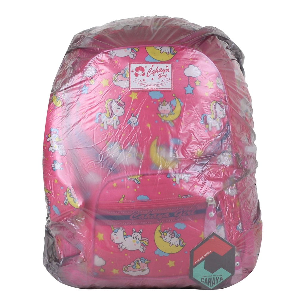 Ransel Anak Perempuan Tas Gendong Perempuan Tas Pink Unicorn Strip Tas Unicorn Anak Tas Sd Sekolah Anak