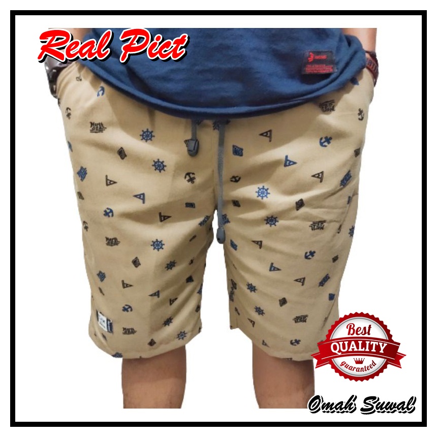 CELANA PENDEK PRIA MOTIF DISTRO CELANA PRIA DEWASA MURAH CELANA KOLOR SHORT PANT