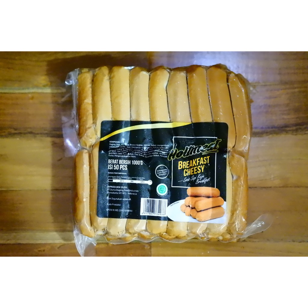 

Sosis Beef Breakfast Cheesy HoltMeat, 1000 gr