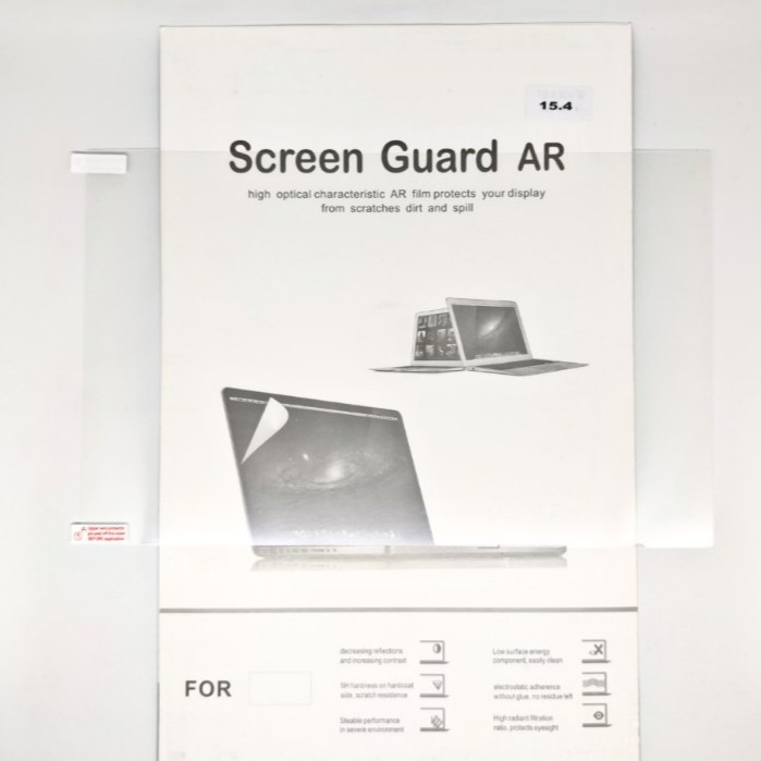 SKU-1156 SCREEN PROTECTOR 15.4 INCH 331x207 MM SCREEN GUARD ANTI GORES