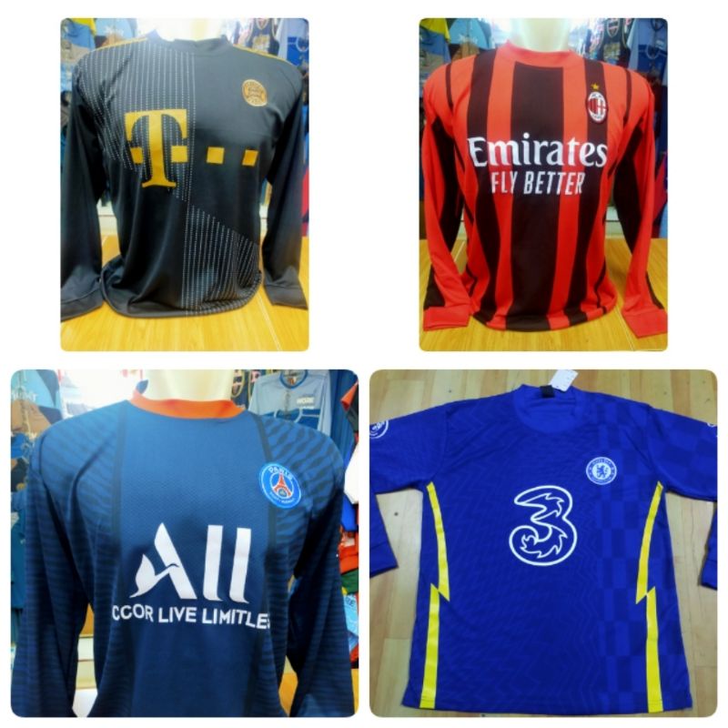 JErSEY LENGAN PANJANG VARIANT LIGA EROPA