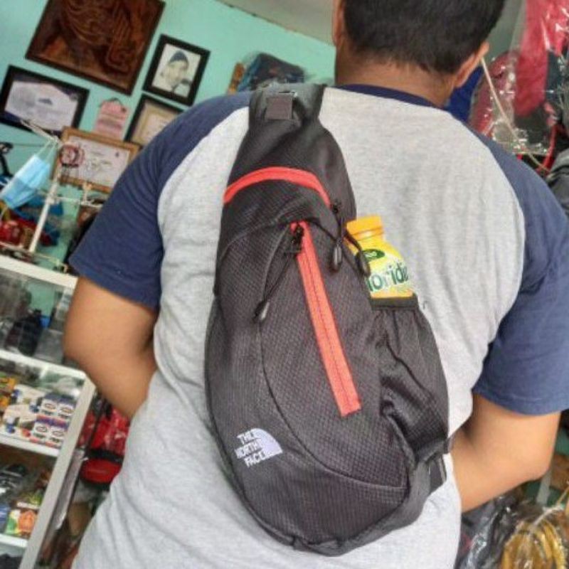 tas slingbag tnf/tas pinggang tnf/tas punggung