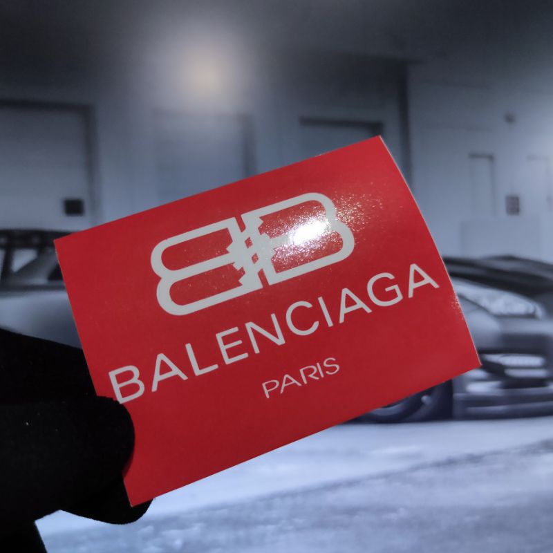 

STICKER BALENCIAGA RED