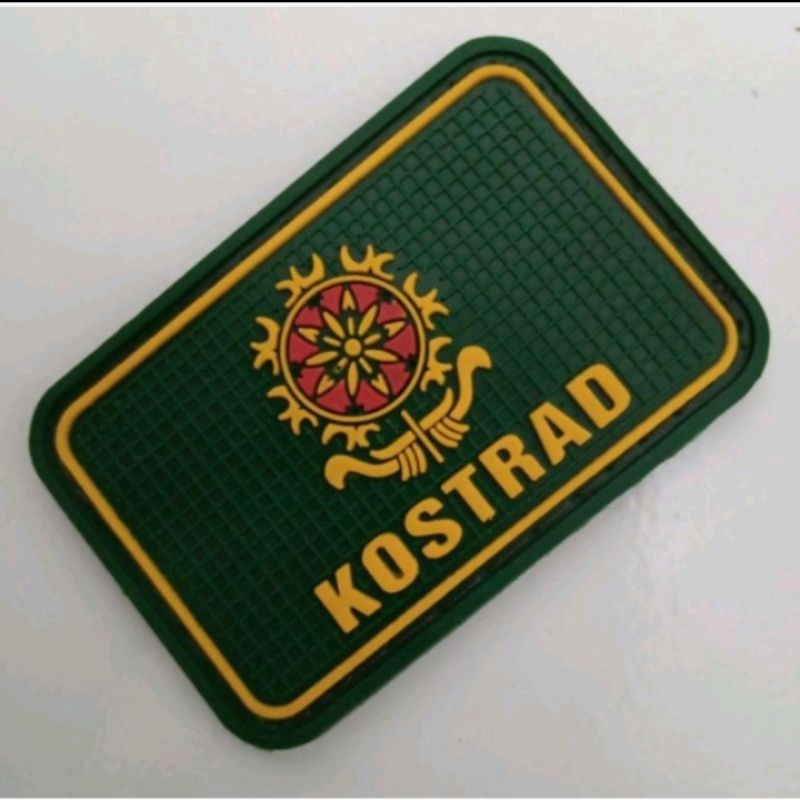 patch rubber emblem tempelan logo KOSTRAD