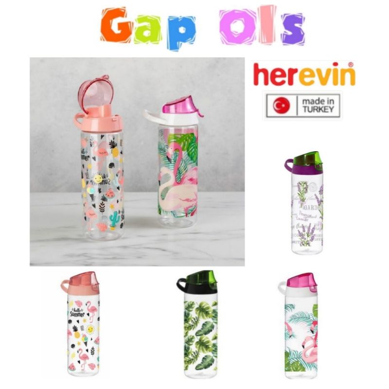 Herevin Sports Bottle botol air botol minum botol anti tumpah Made in Turkey