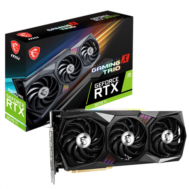 Vga MSI RTX 3070 Ti Gaming X Trio 8G - MSI Geforce RTX 3070 ti 8GB - Nvidia Geforce RTX3070 Ti 8GB