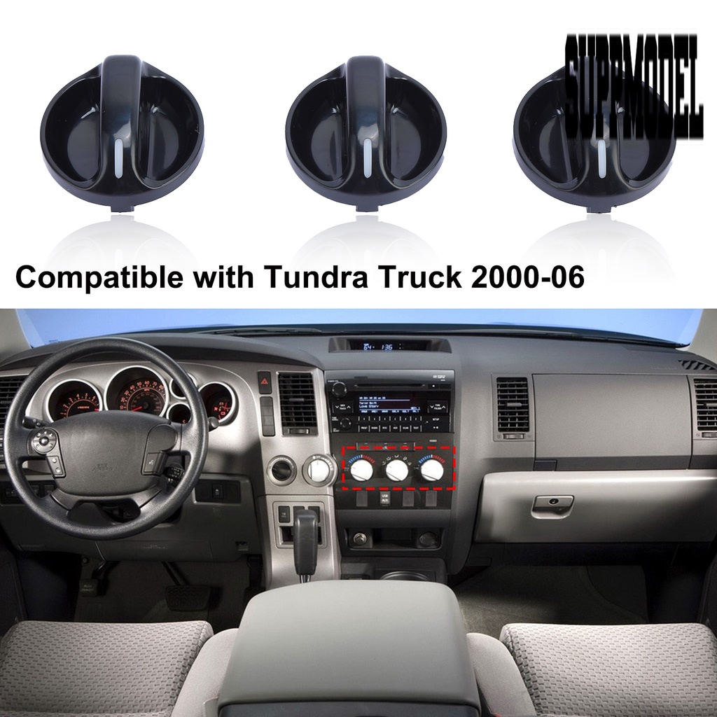 Suppmodelx &lt; 3Pcs Knob Saklar Ac Mobil TOYOTA Sturdy 55905-0C010