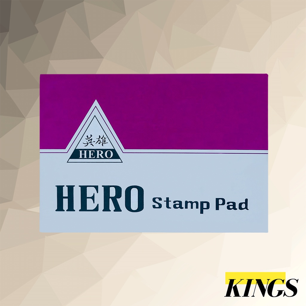 

Hero Stamp Pad / Bak Stampel / Cap Violet (Ungu) E1460