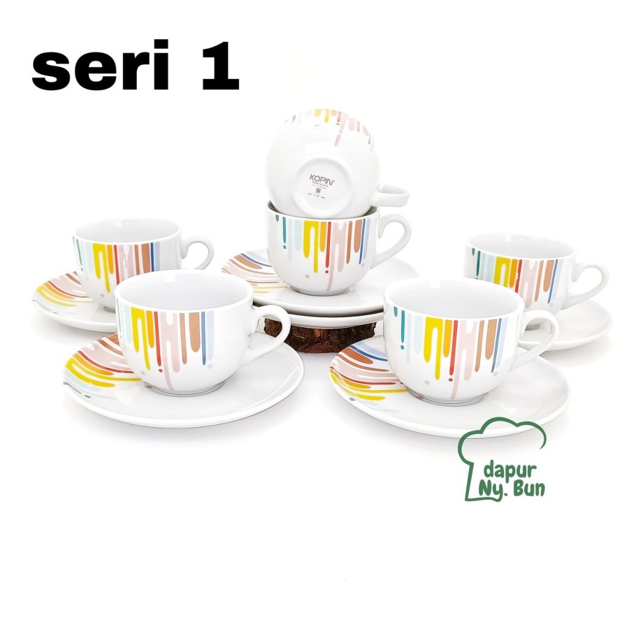Cangkir Set 4 Pasang Tutup NIKURA POLOS Cangkir Kopi Teh Cangkir Set 4 Pasang Tutup NIKURA POLOS Cangkir Kopi Teh