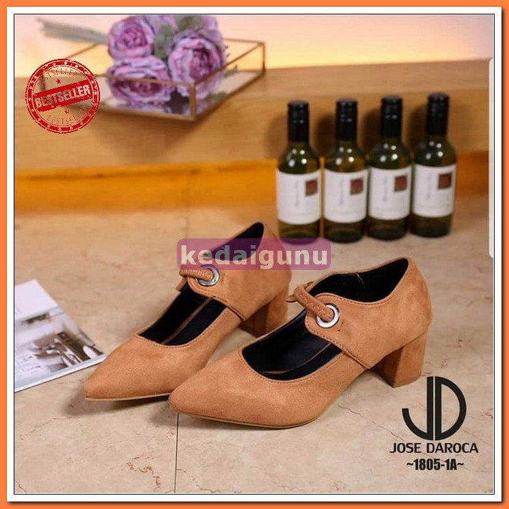 Sepatu Hak Pesta Wanita Original Import Batam Jose Daroca Kekinia ON239 Fc2009 Sepatu Wanita Hak Tah