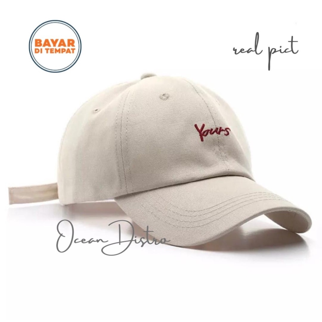 NEW TOPI BASEBALL DISTRO - BORDIR YOURS KUALITAS PREMIUM - TOPI PRIA TERBARU - MURAH COD