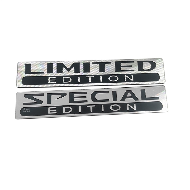 1pc Stiker Emblem Logo Mobil Universal Edisi Spesial Bahan Metal