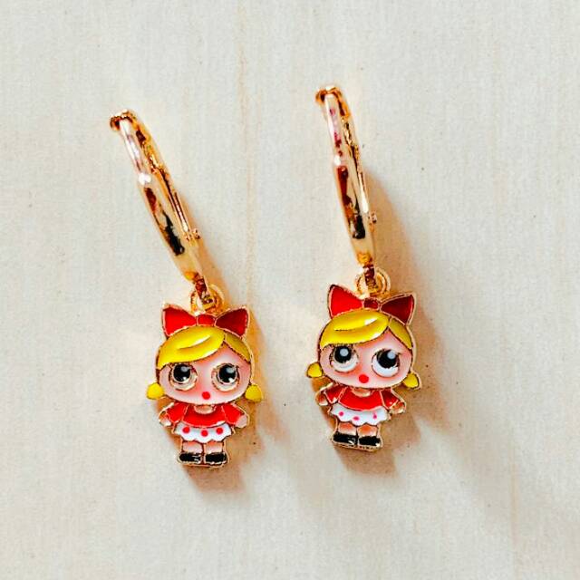 Anting Anak Putri Red gold Xuping