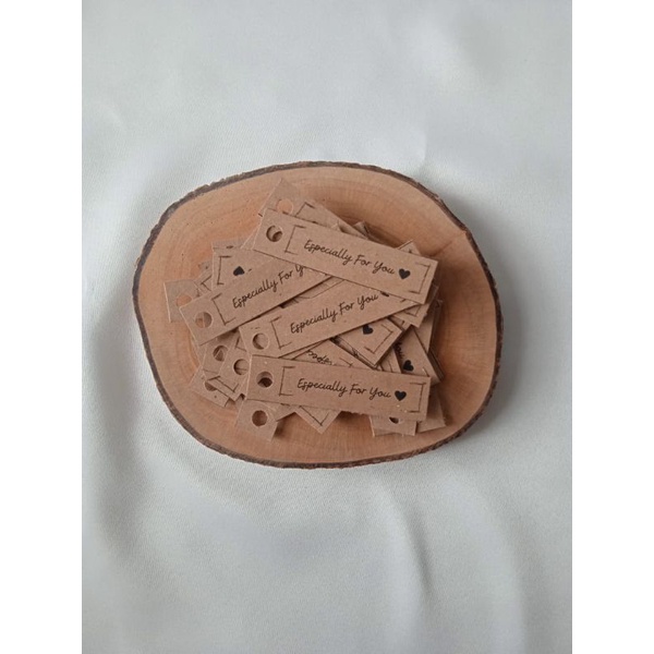 

[TGO002] Ecer - Hang Tag / Hang Tag Label Rustic / Label Hampers Gift / Label Olshop Hampers / Vintage Label