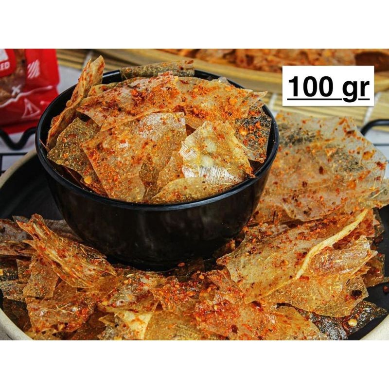 

KERIPIK KACA DAUN JERUK PEDAS & ORIGINAL 100 gram DARGOMBESSNACK | KERIPIK KACA DAUN JERUK | KERIPIK KACA