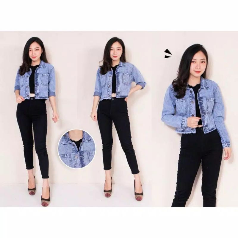 SV JAKET JEANS PEREMPUAN