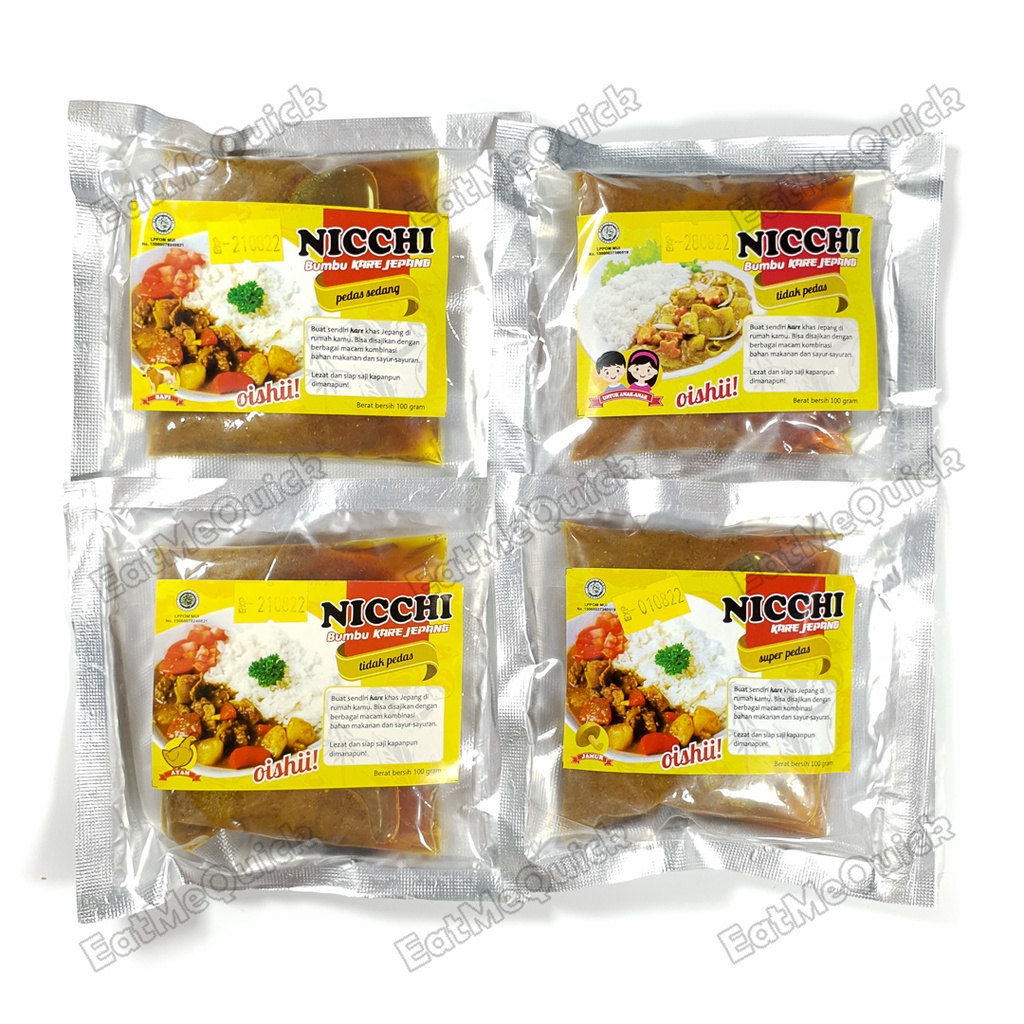 

Nicchi Kare Bumbu Kari Jepang Ayam Sapi Jamur 100gr