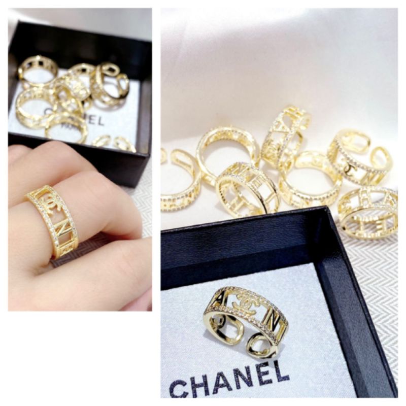 Cincin Titanium Asli gold free size Premium Quality Anti Karat Anti Alergi Ring Import Ct06