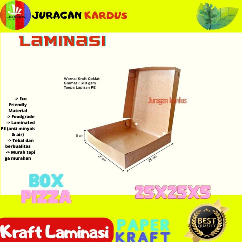 

DUS PIZZA 25X25/DUS KRAFT/DUS KUE/DUS DONAT