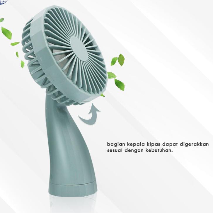 ♠ Kipas Angin Mini LED Portable Fan / mini fan led ➷