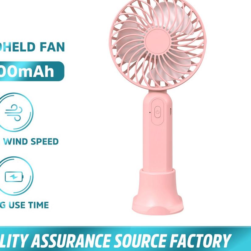 ➢ kivee kipas angin mini portable 1200mah mini fan 3-Speed kipas portable ​​Micro-USB ➮