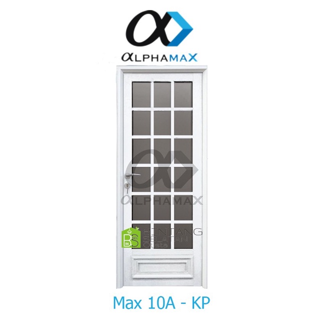 PINTU UTAMA ALPHA MAX PINTU KACA ELEGANT MAX 10A - KP